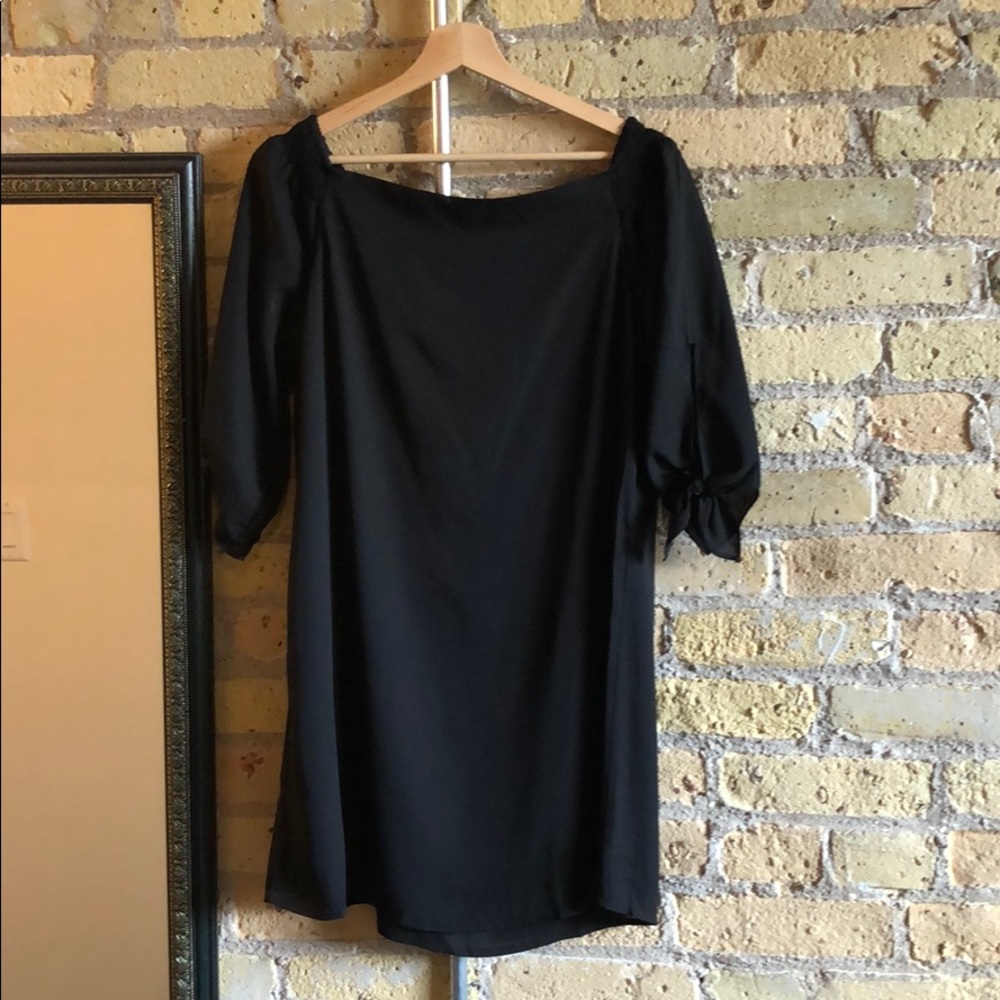 Black Cold Shoulder Dress